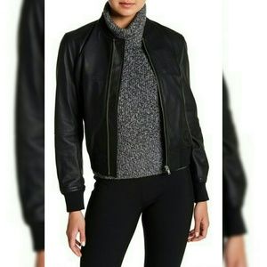 NEW Theory Daryette Lamb Leather Jacket XS